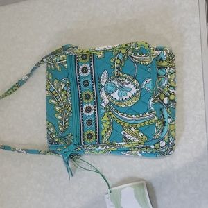 Vera Bradley Peacock Mini Hipster Purse Crossbody NWT